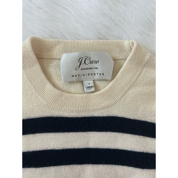 J. Crew Cream and Black Striped Sweater - Picture 8 of 15